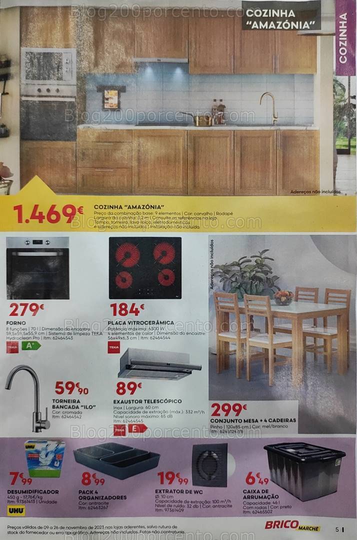 Antevisão Folheto BRICOMARCHÉ Promoções de 9 a 26 novembro