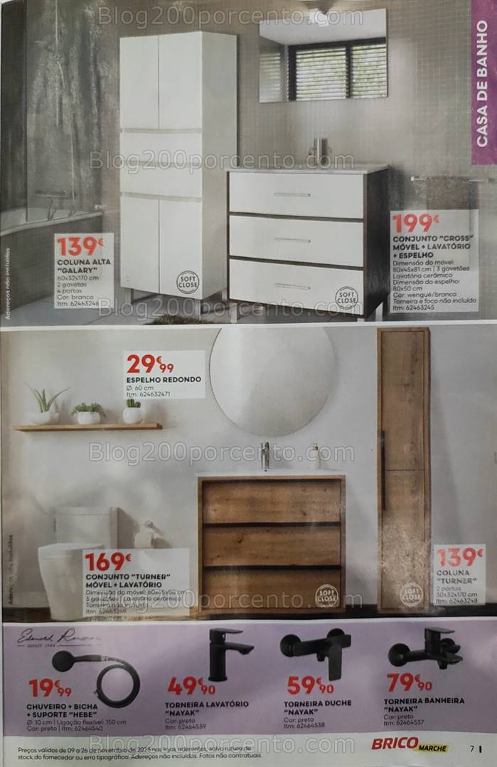 Antevisão Folheto BRICOMARCHÉ Promoções de 9 a 26 novembro