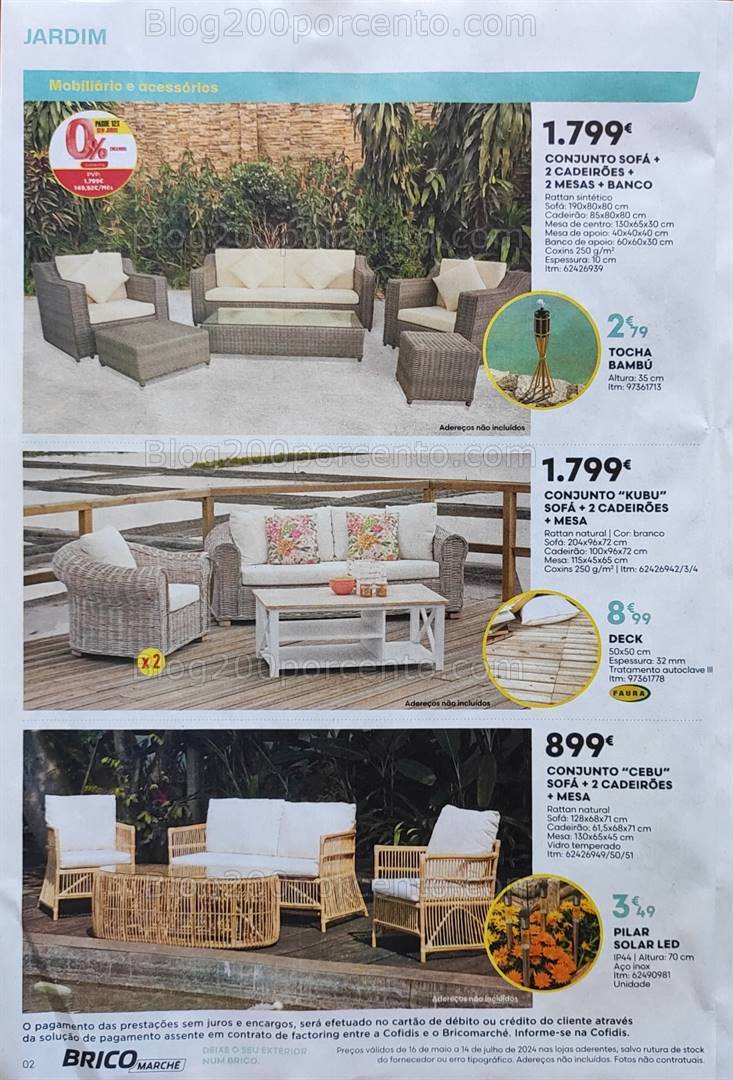 Antevisão Folheto BRICOMARCHÉ Ar Livre Promoções de 16 maio a 14 julho