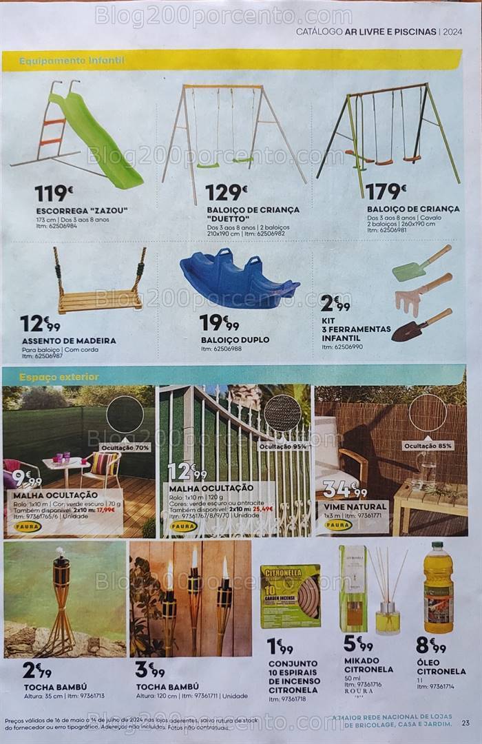 Antevisão Folheto BRICOMARCHÉ Ar Livre Promoções de 16 maio a 14 julho