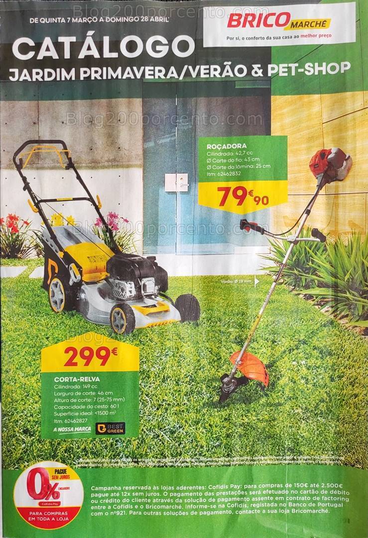 Antevisão Folheto BRICOMARCHÉ Jardim Promoções de 7 março a 28 abril