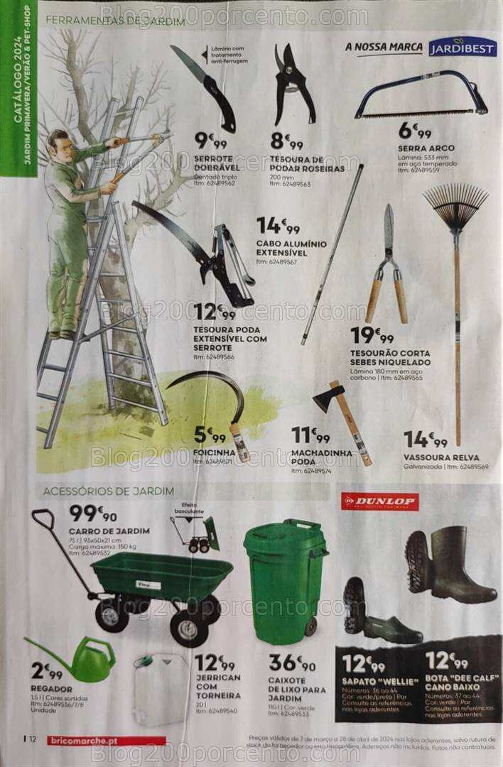 Antevisão Folheto BRICOMARCHÉ Jardim Promoções de 7 março a 28 abril