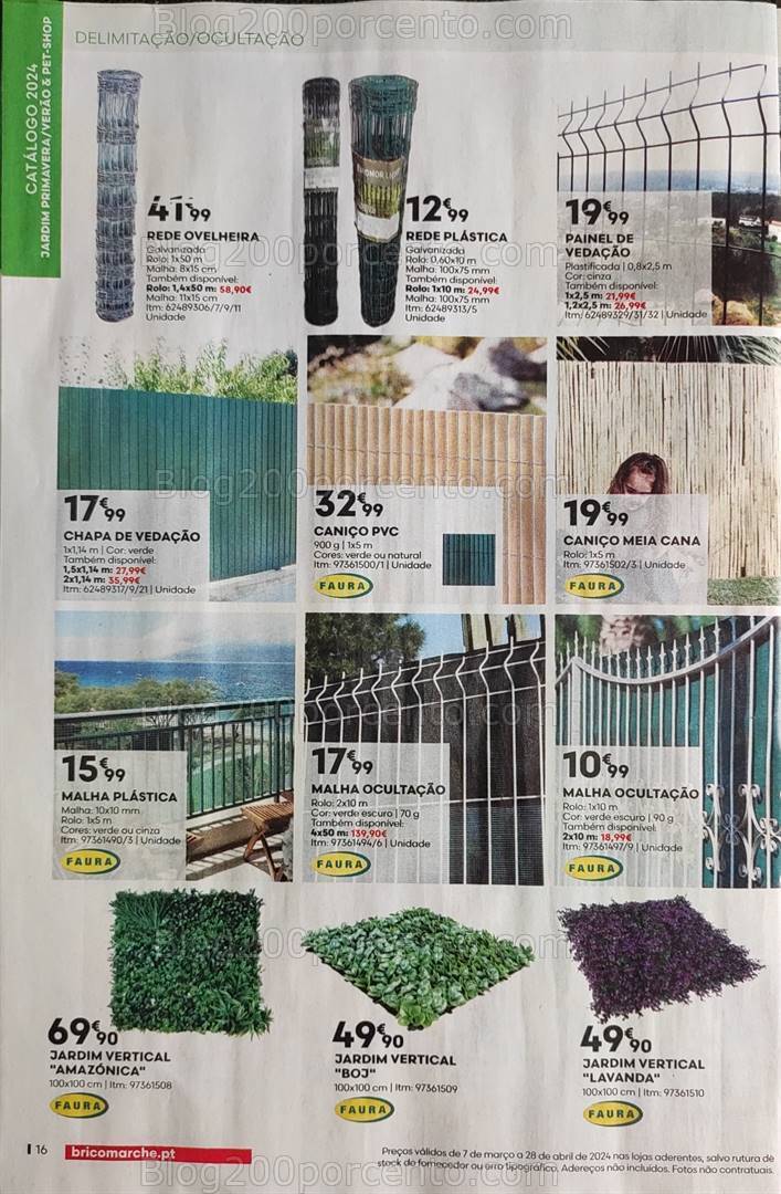 Antevisão Folheto BRICOMARCHÉ Jardim Promoções de 7 março a 28 abril