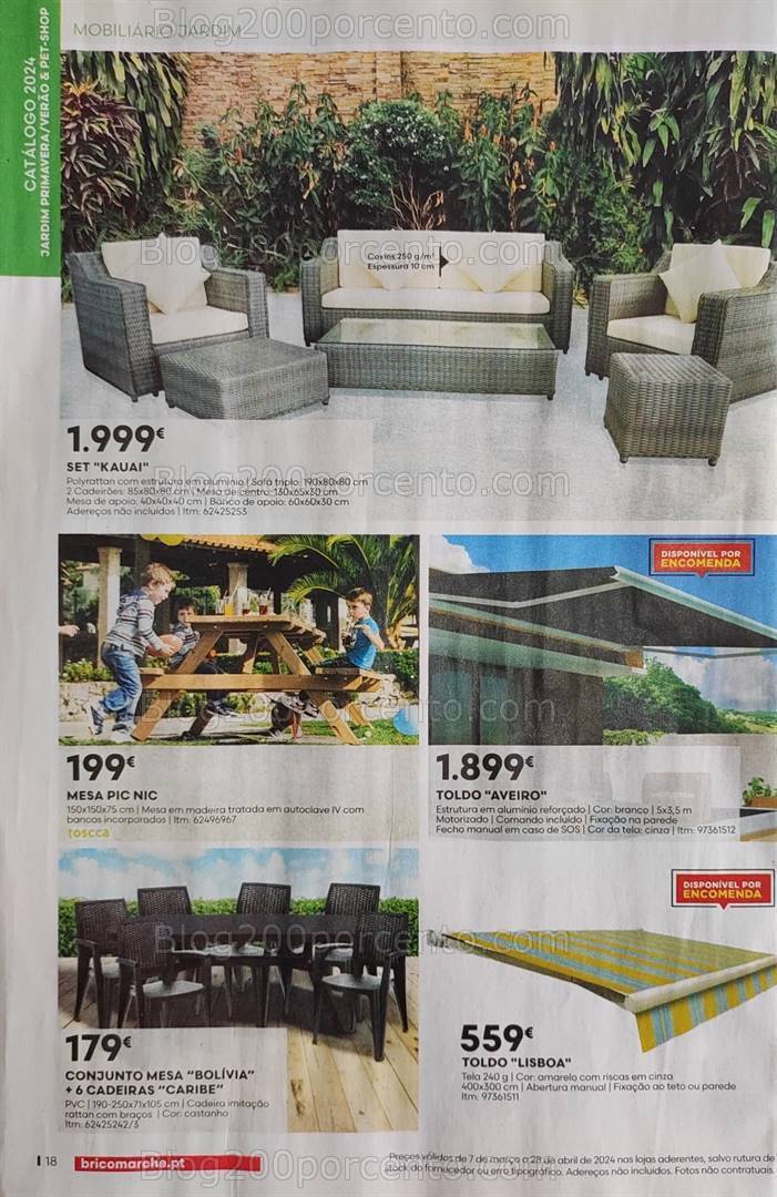 Antevisão Folheto BRICOMARCHÉ Jardim Promoções de 7 março a 28 abril