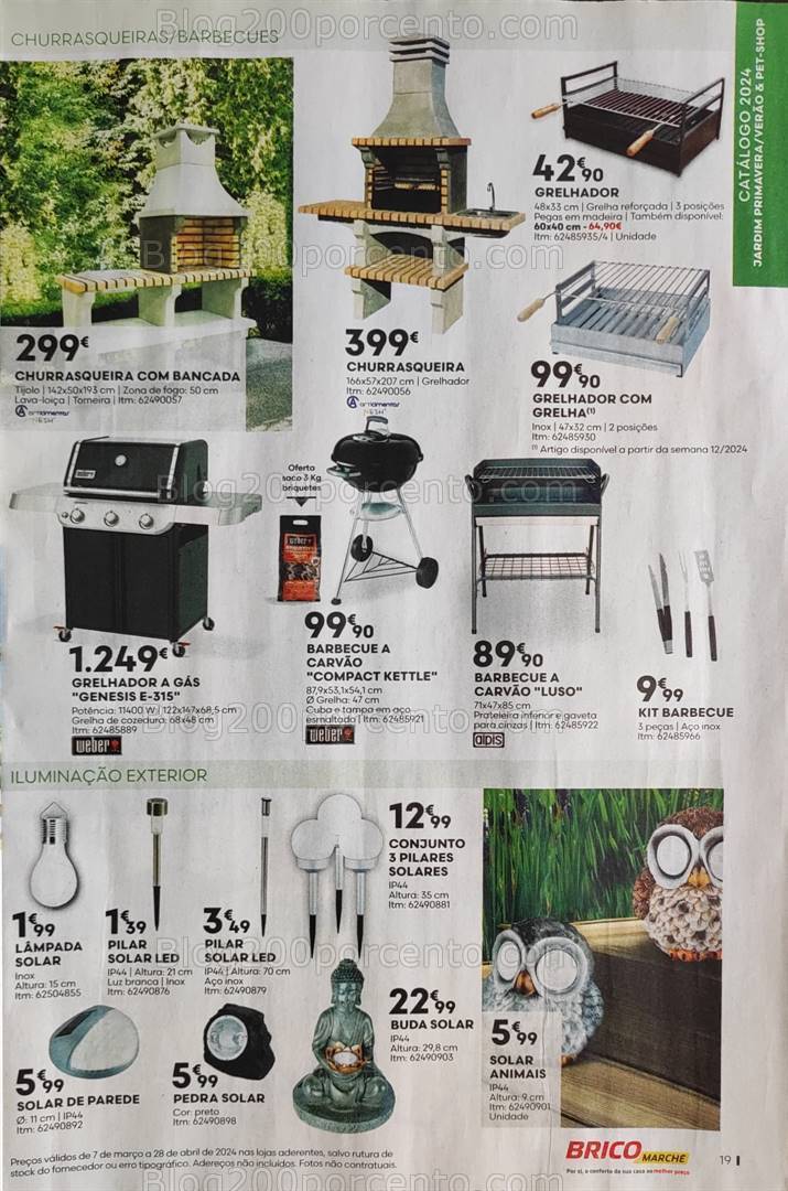 Antevisão Folheto BRICOMARCHÉ Jardim Promoções de 7 março a 28 abril