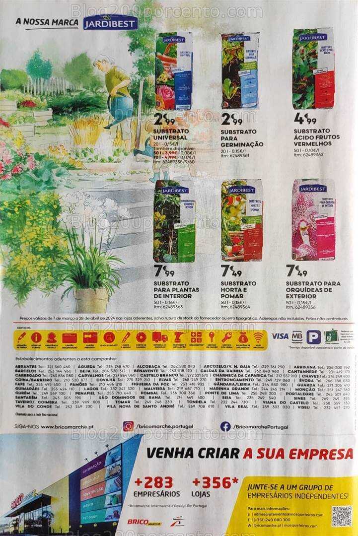 Antevisão Folheto BRICOMARCHÉ Jardim Promoções de 7 março a 28 abril