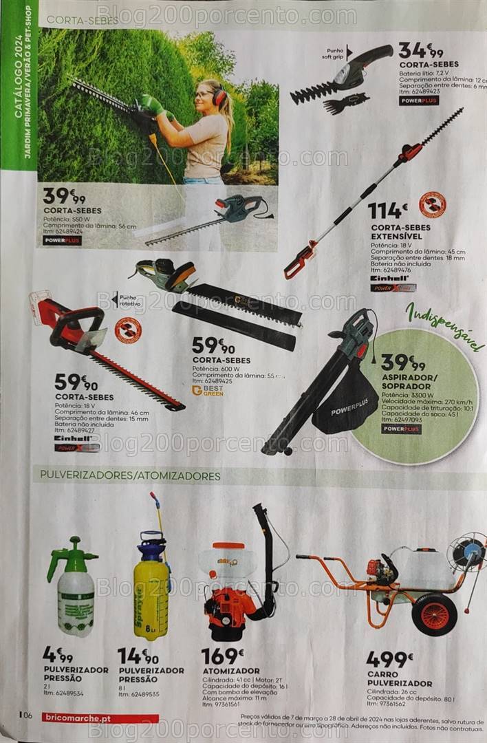 Antevisão Folheto BRICOMARCHÉ Jardim Promoções de 7 março a 28 abril