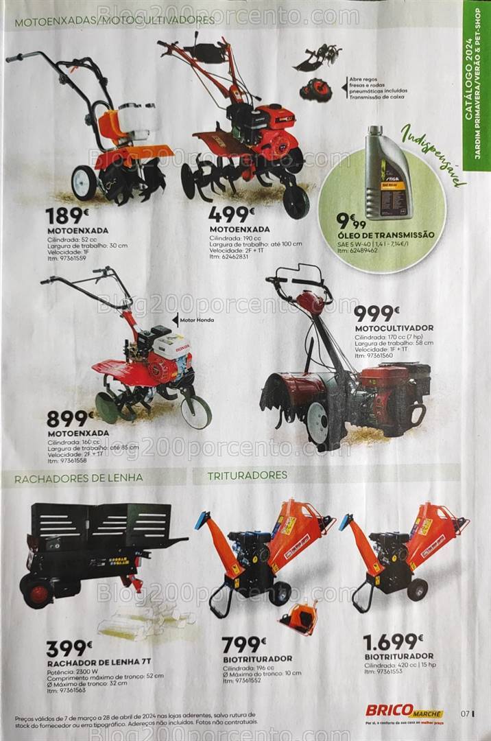Antevisão Folheto BRICOMARCHÉ Jardim Promoções de 7 março a 28 abril