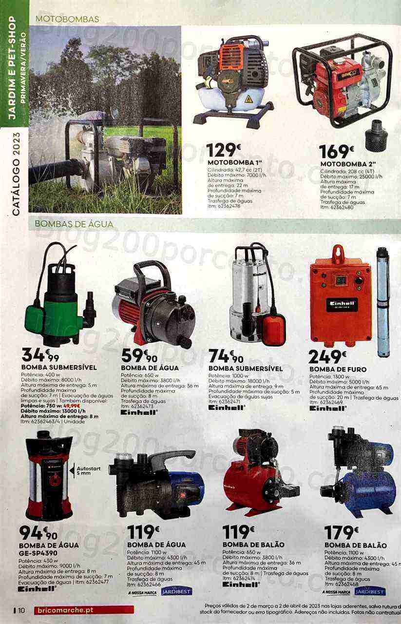 Antevisão Folheto BRICOMARCHÉ Jardim Primavera - Verão Promoções de 2 março a 2 abril