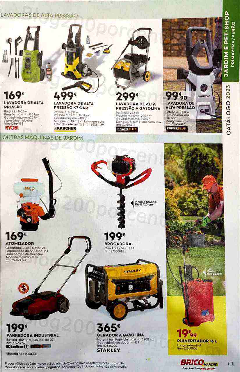 Antevisão Folheto BRICOMARCHÉ Jardim Primavera - Verão Promoções de 2 março a 2 abril