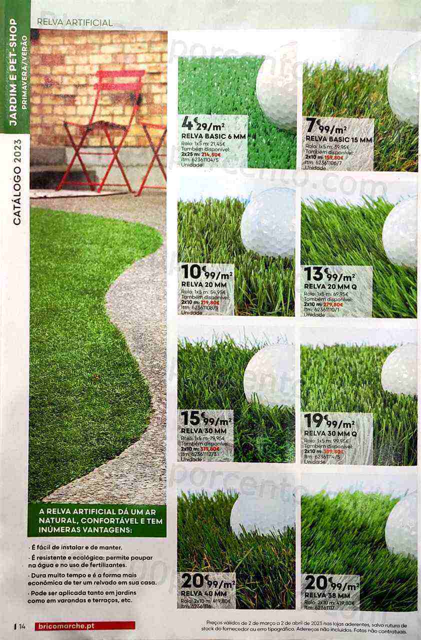 Antevisão Folheto BRICOMARCHÉ Jardim Primavera - Verão Promoções de 2 março a 2 abril