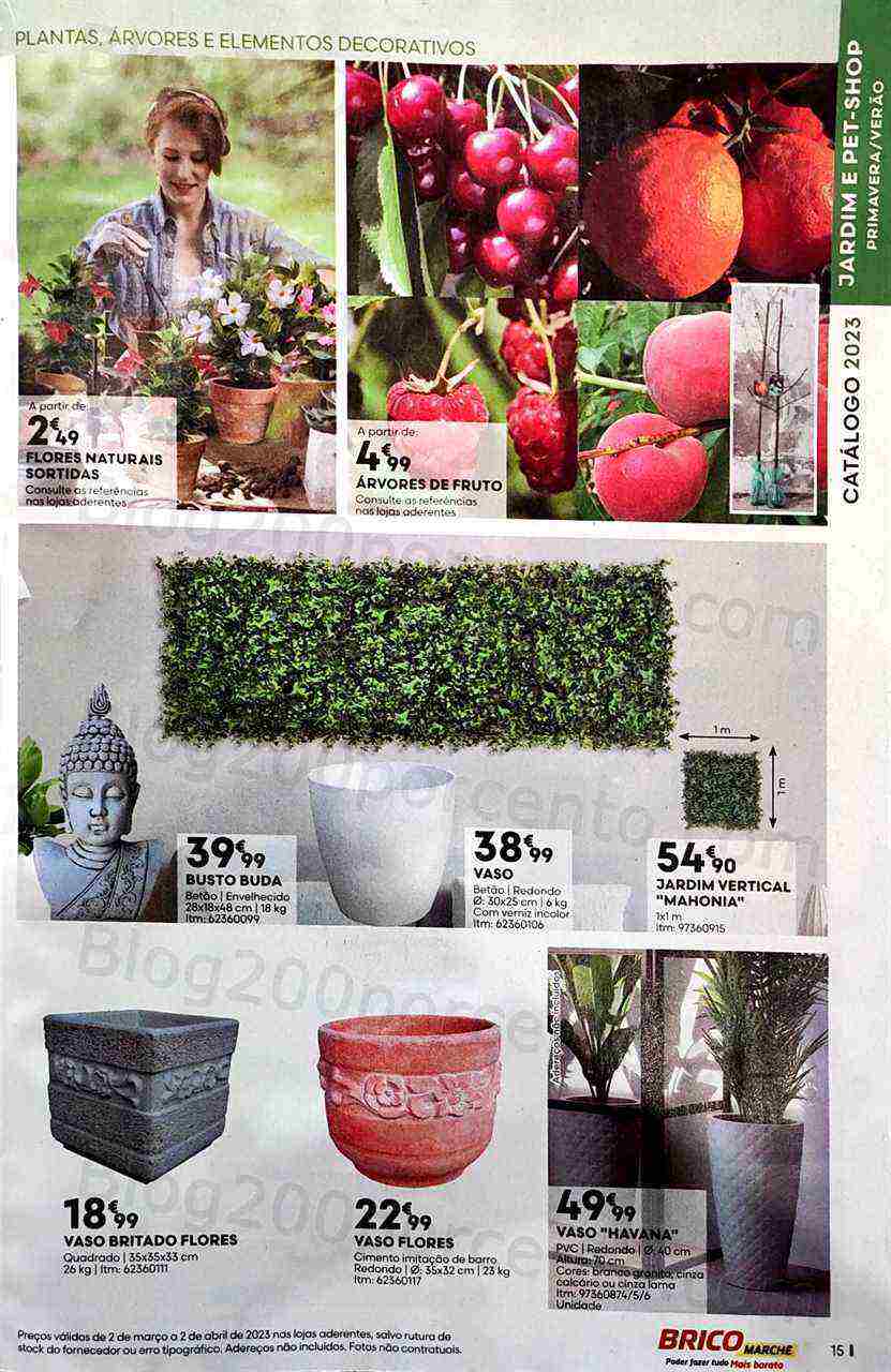 Antevisão Folheto BRICOMARCHÉ Jardim Primavera - Verão Promoções de 2 março a 2 abril