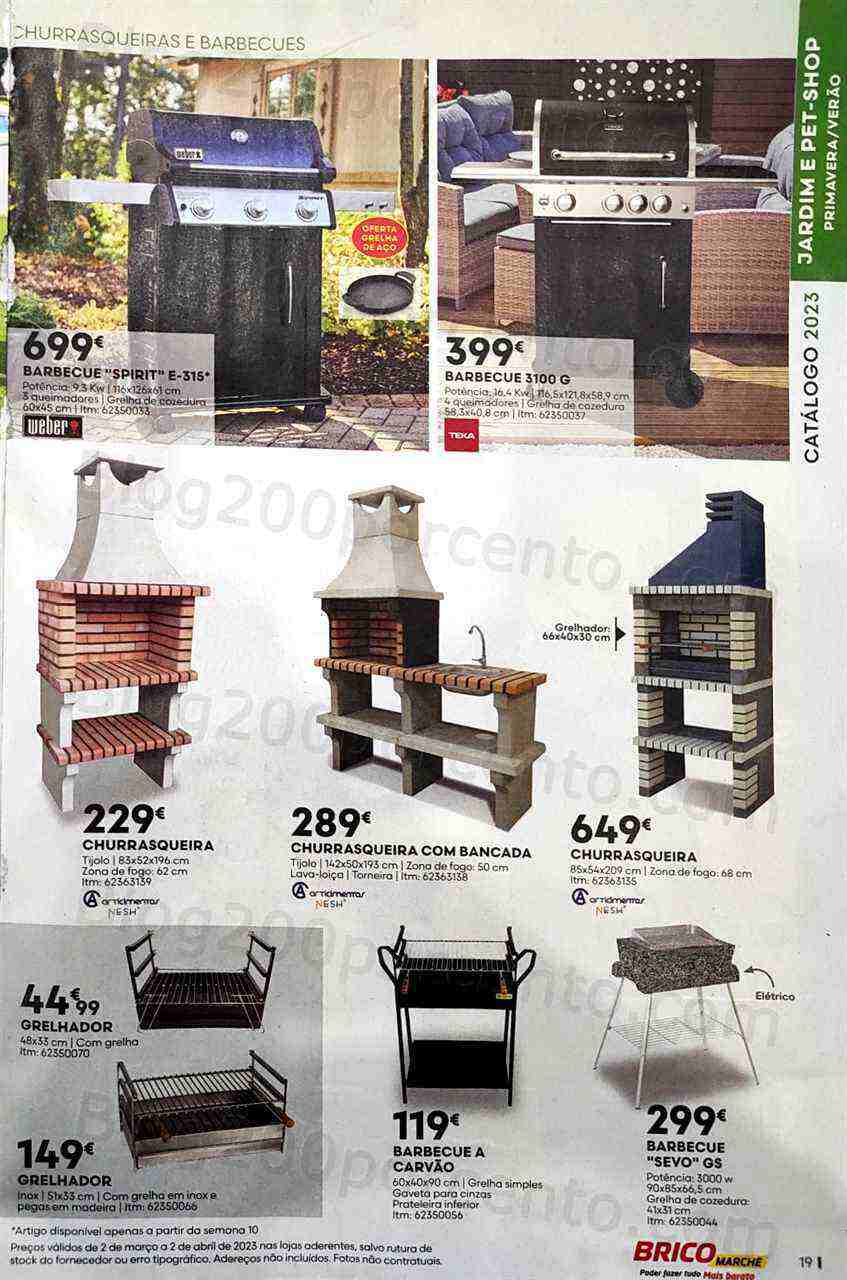 Antevisão Folheto BRICOMARCHÉ Jardim Primavera - Verão Promoções de 2 março a 2 abril