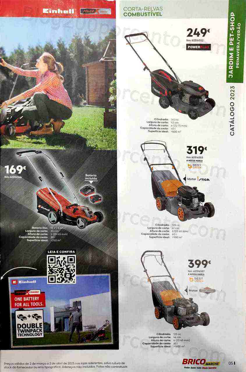 Antevisão Folheto BRICOMARCHÉ Jardim Primavera - Verão Promoções de 2 março a 2 abril