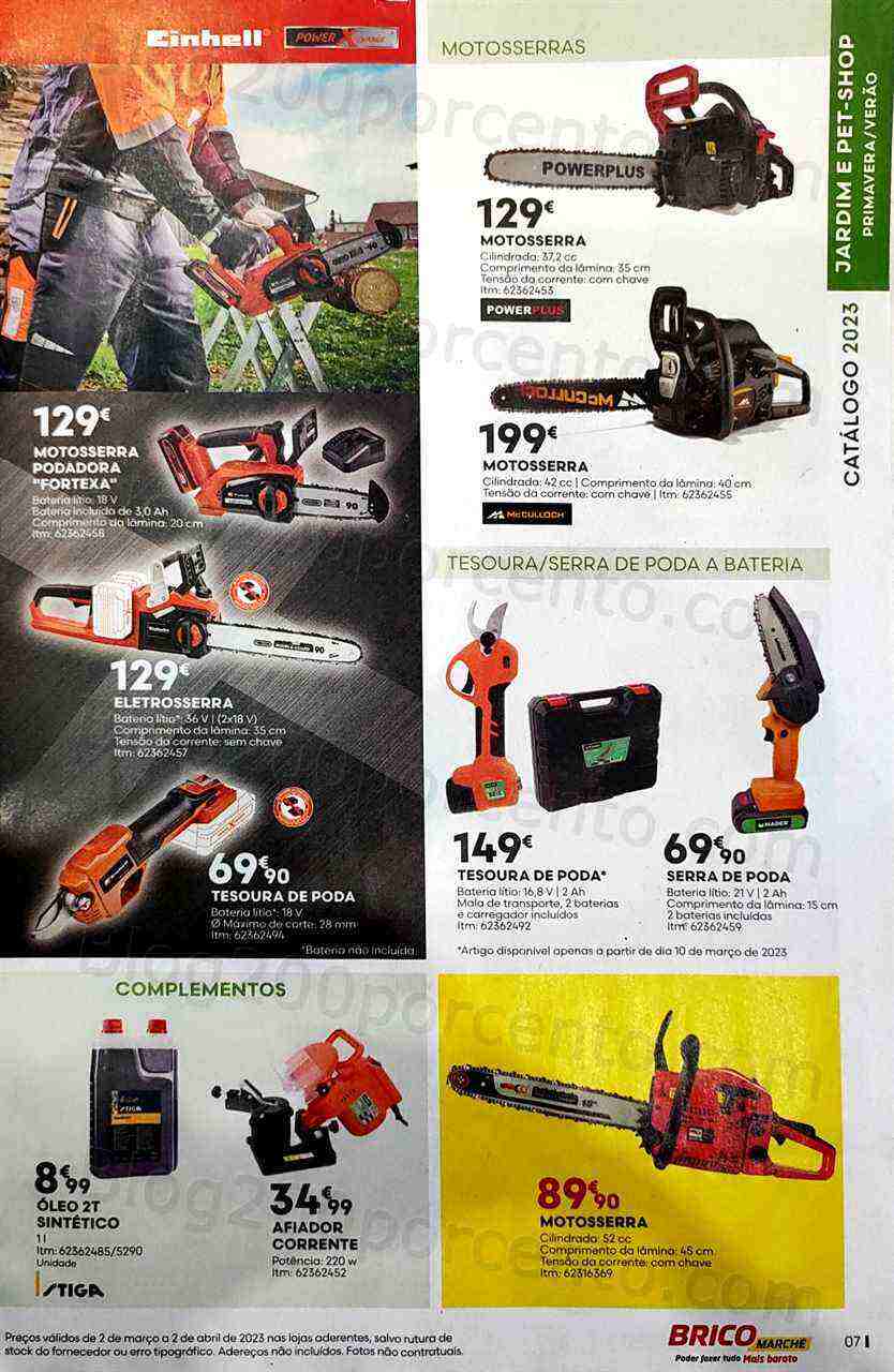 Antevisão Folheto BRICOMARCHÉ Jardim Primavera - Verão Promoções de 2 março a 2 abril