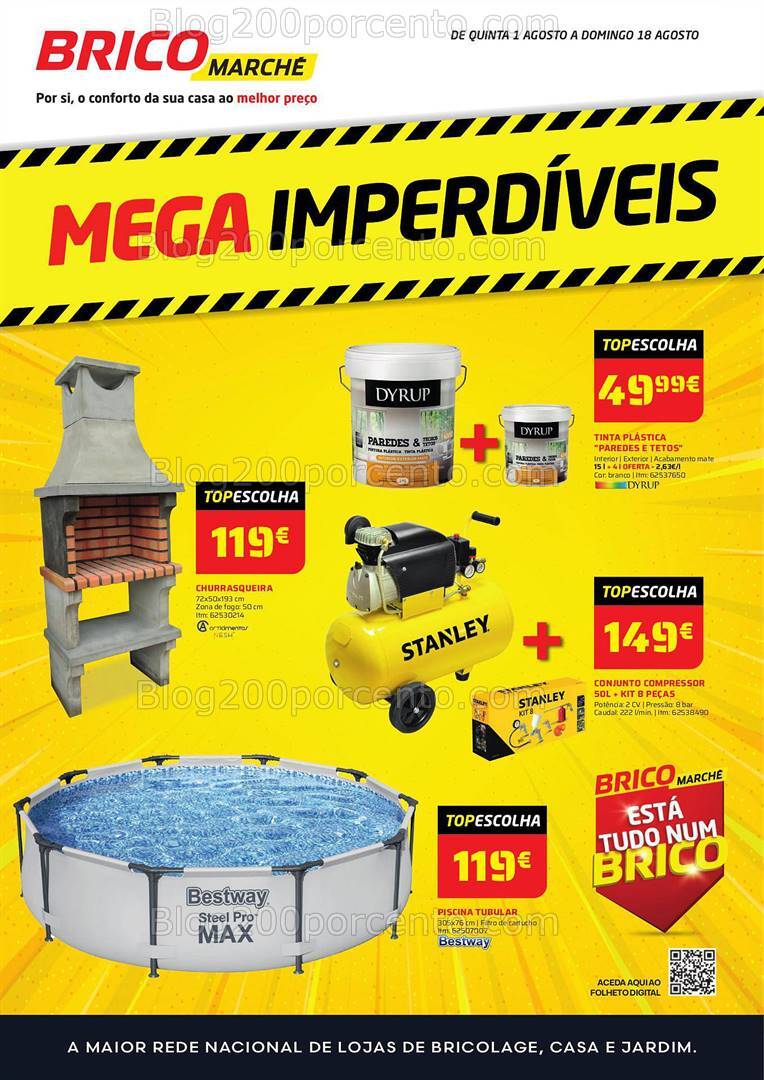 Antevisão Folheto INTERMARCHÉ Mega Imperdíveis Promoções de 1 a 18 agosto