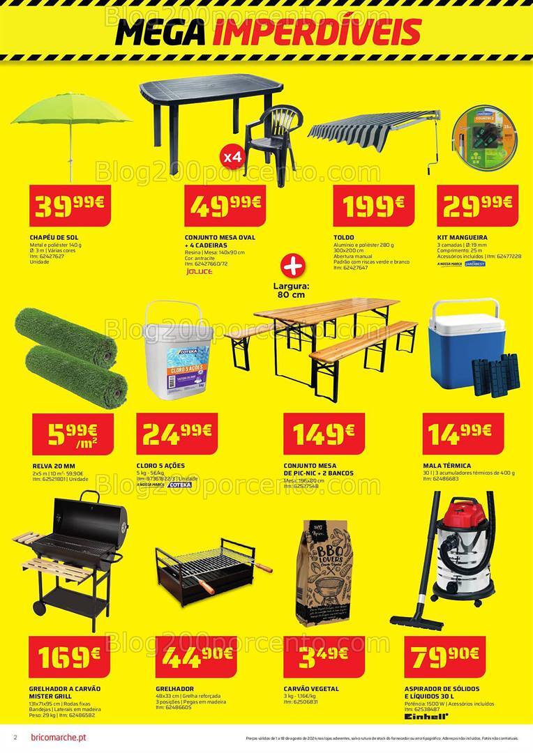 Antevisão Folheto INTERMARCHÉ Mega Imperdíveis Promoções de 1 a 18 agosto