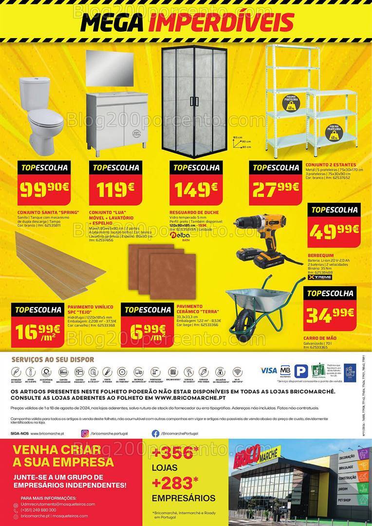 Antevisão Folheto INTERMARCHÉ Mega Imperdíveis Promoções de 1 a 18 agosto