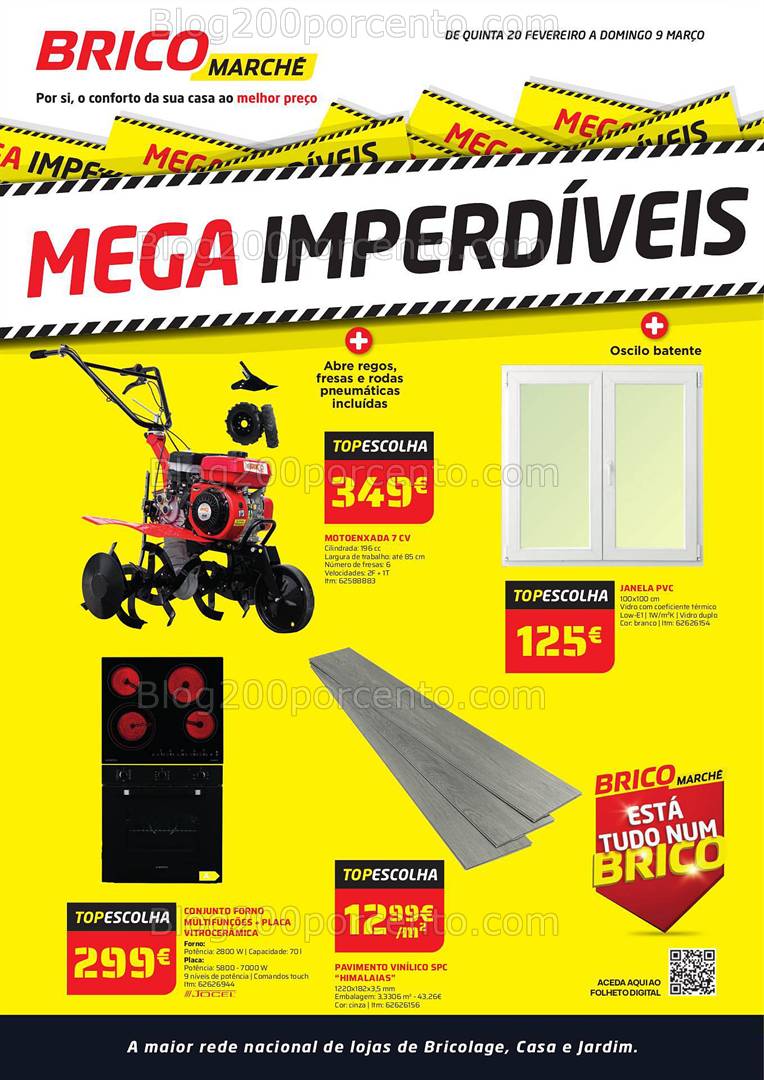Antevisão Folheto BRICOMARCHÉ Promoções de 20 fevereiro a 9 março