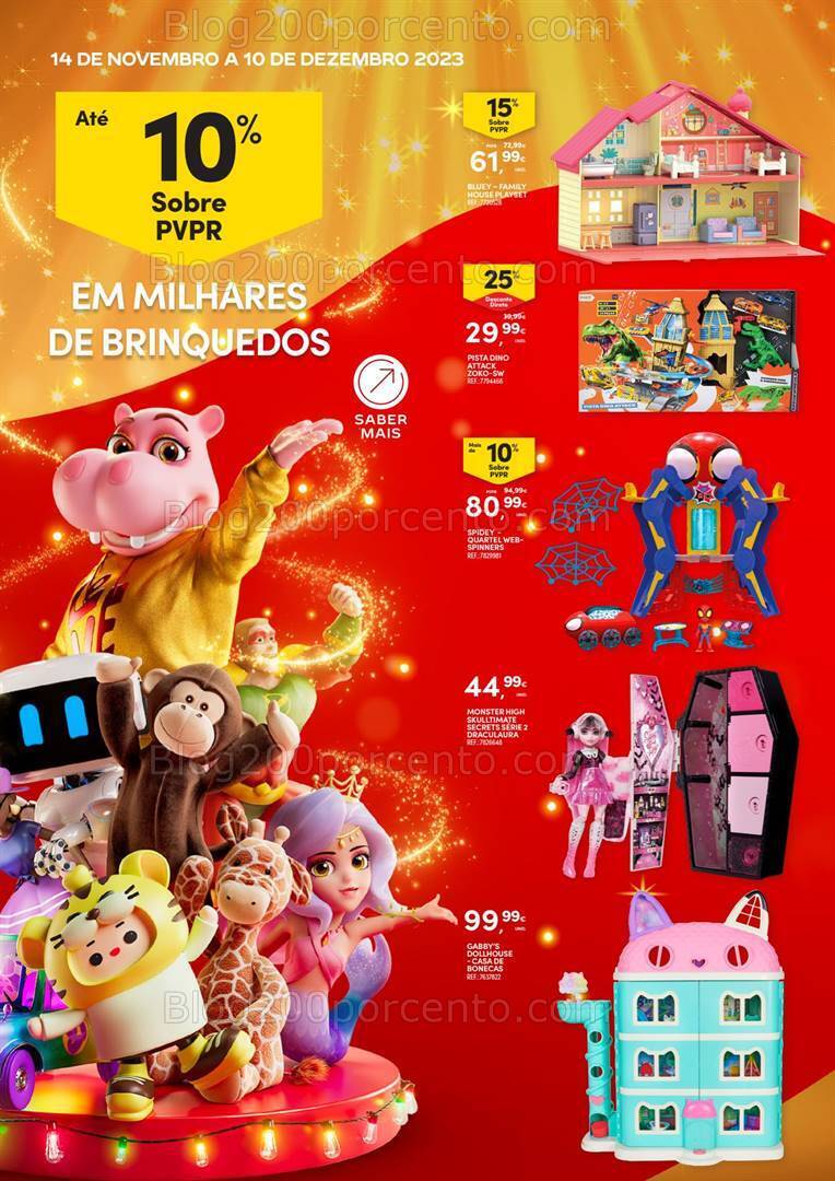 Antevisão Folheto CONTINENTE Brinquedos Promoções de 14 novembro a 10 dezembro
