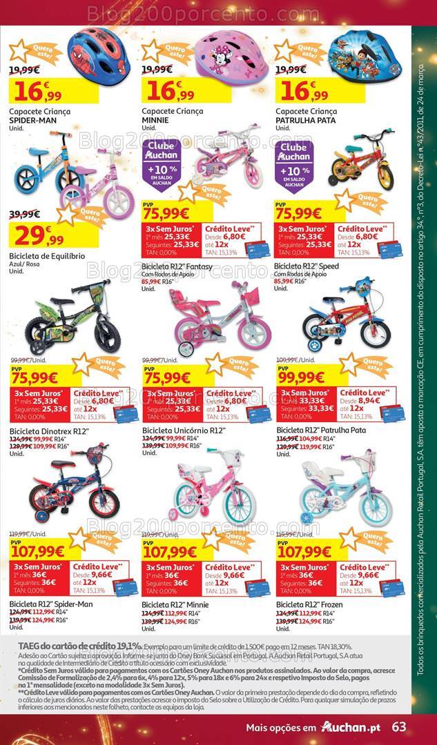 Antevisão Folheto AUCHAN Brinquedos Natal Promoções de 6 novembro a 10 dezembro