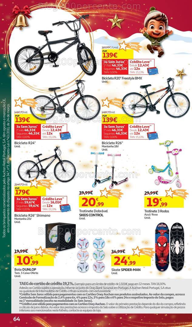 Antevisão Folheto AUCHAN Brinquedos Natal Promoções de 6 novembro a 10 dezembro