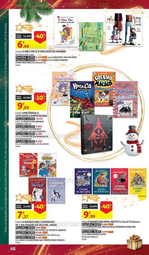 Antevisão Folheto AUCHAN Brinquedos Natal Promoções de 6 novembro a 10 dezembro