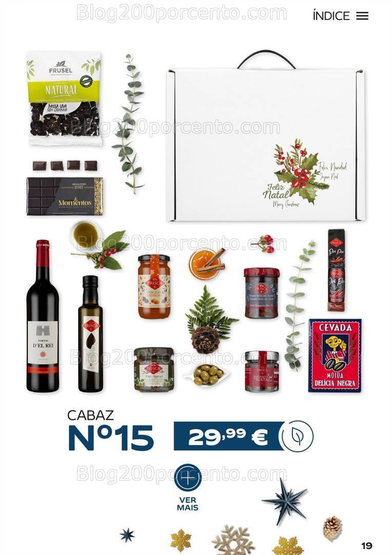 Antevisão Folheto CONTINENTE Cabazes de Natal Promoções de 15 setembro a 6 janeiro