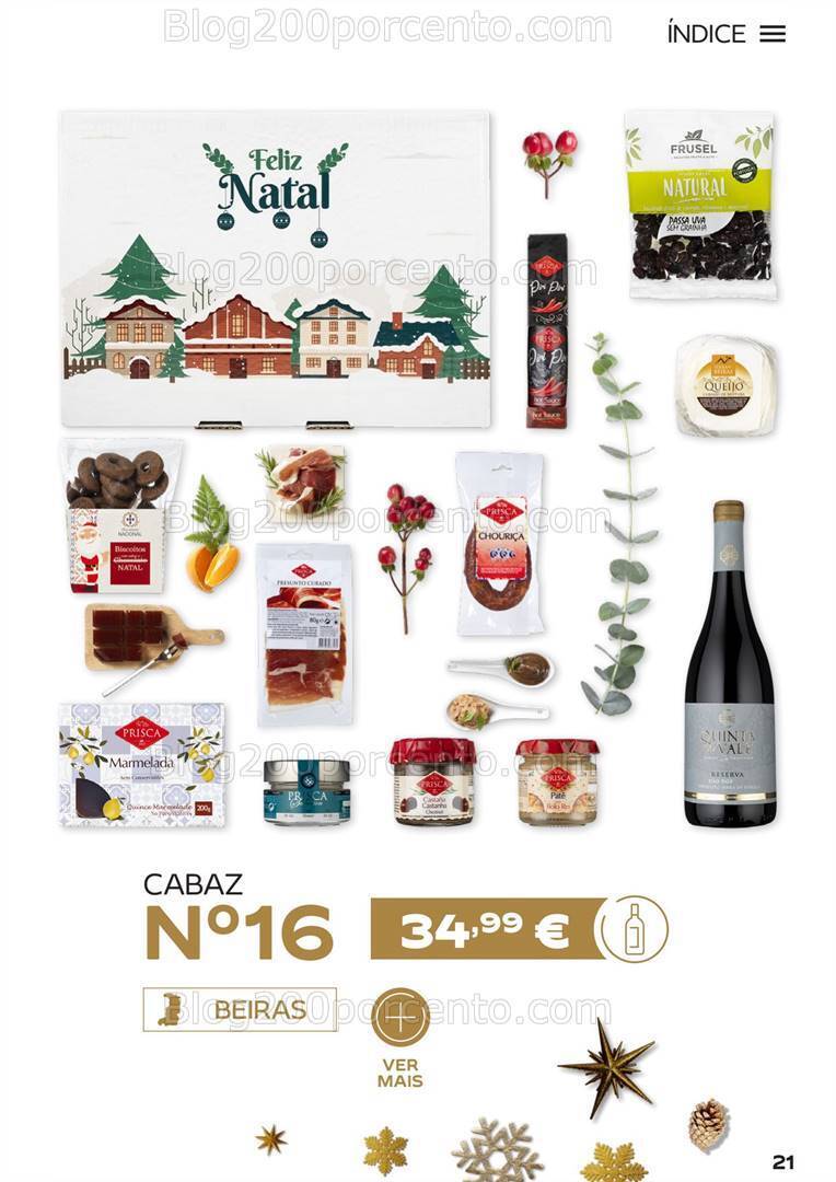 Antevisão Folheto CONTINENTE Cabazes de Natal Promoções de 15 setembro a 6 janeiro