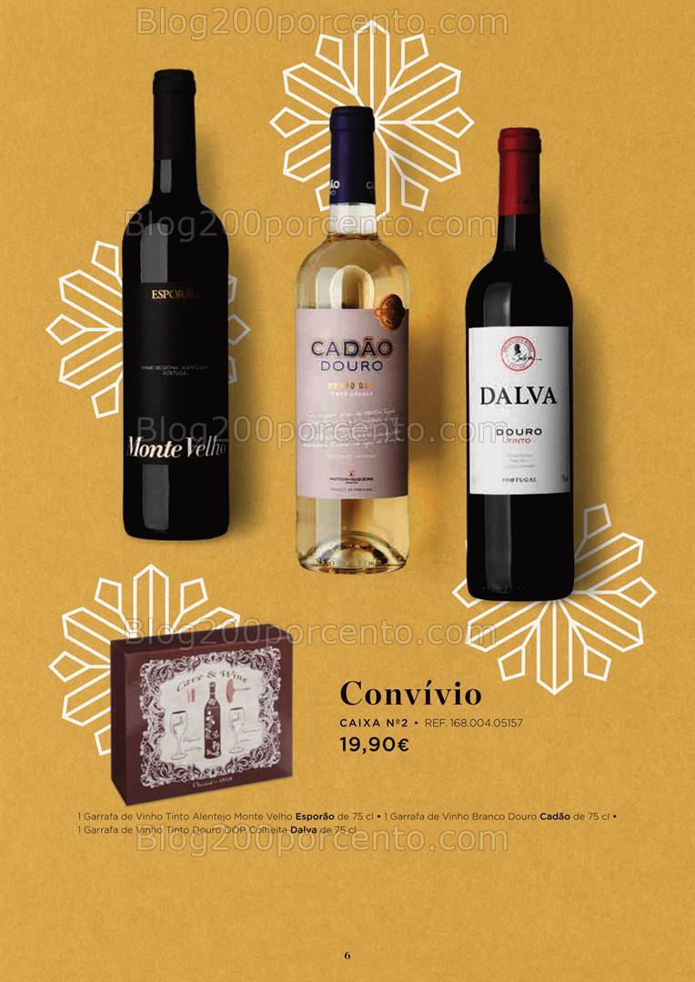 Antevisão Folheto EL CORTE INGLÉS Cabazes de Natal - 18 outubro a 24 dezembro