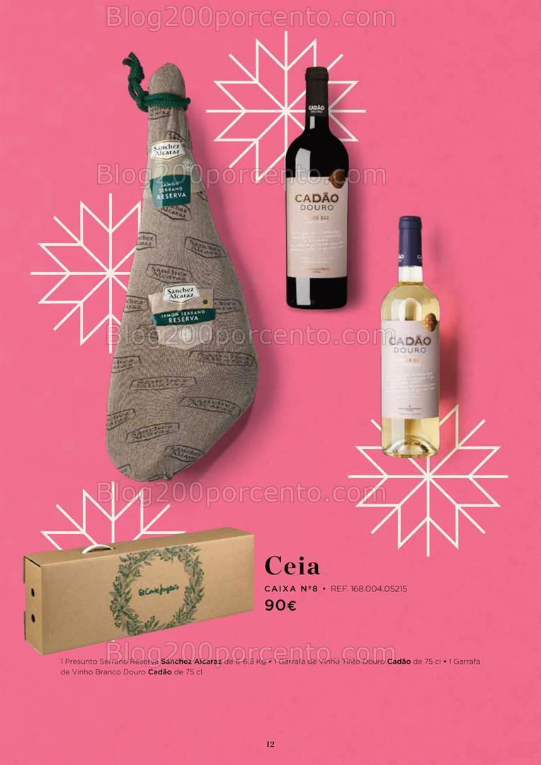 Antevisão Folheto EL CORTE INGLÉS Cabazes de Natal - 18 outubro a 24 dezembro