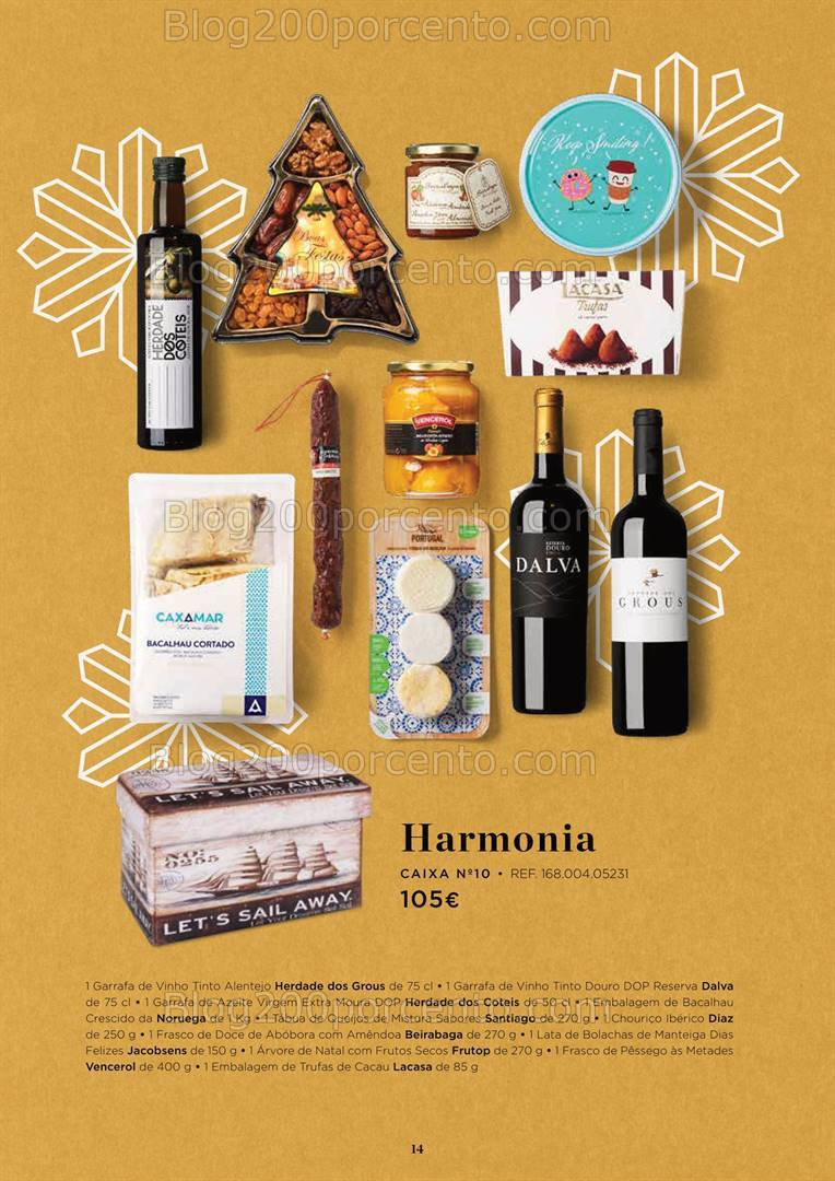 Antevisão Folheto EL CORTE INGLÉS Cabazes de Natal - 18 outubro a 24 dezembro