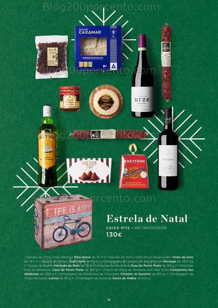 Antevisão Folheto EL CORTE INGLÉS Cabazes de Natal - 18 outubro a 24 dezembro