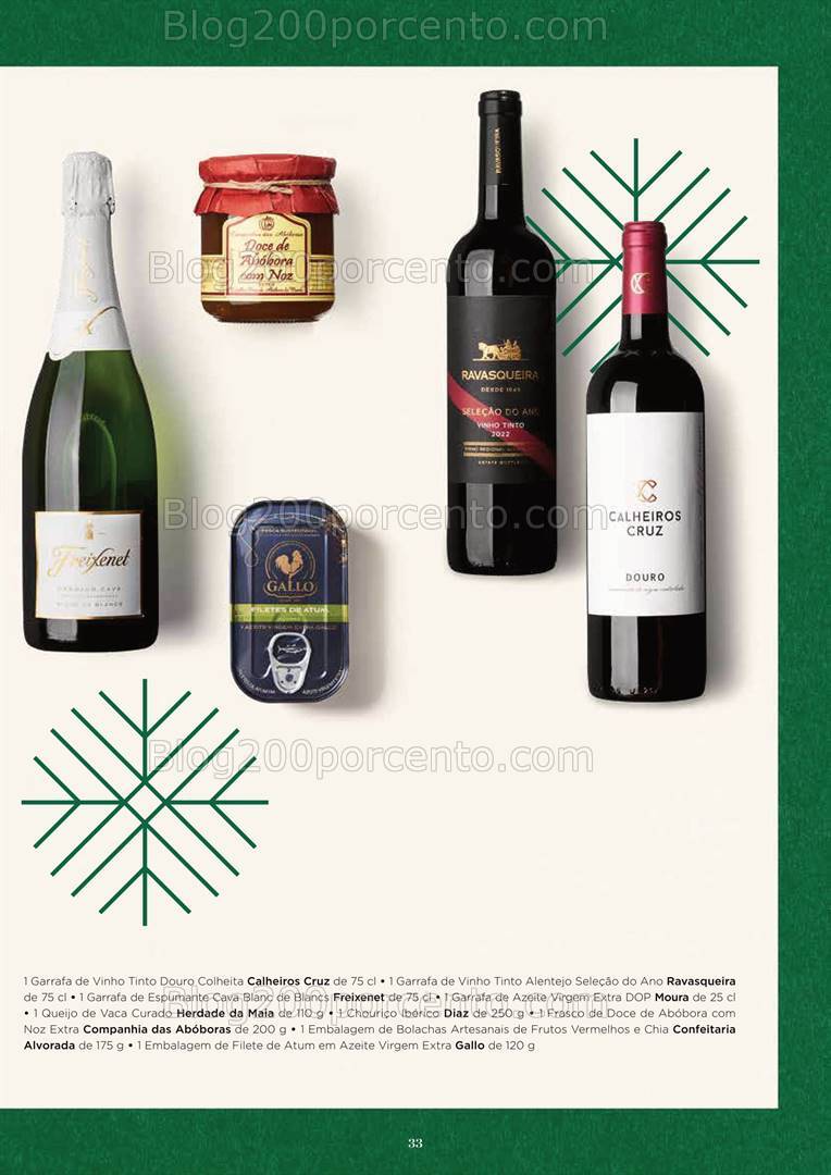 Antevisão Folheto EL CORTE INGLÉS Cabazes de Natal - 18 outubro a 24 dezembro