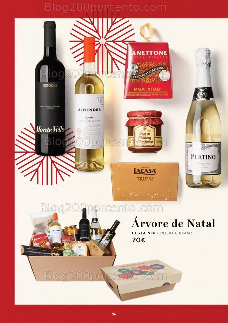 Antevisão Folheto EL CORTE INGLÉS Cabazes de Natal - 18 outubro a 24 dezembro