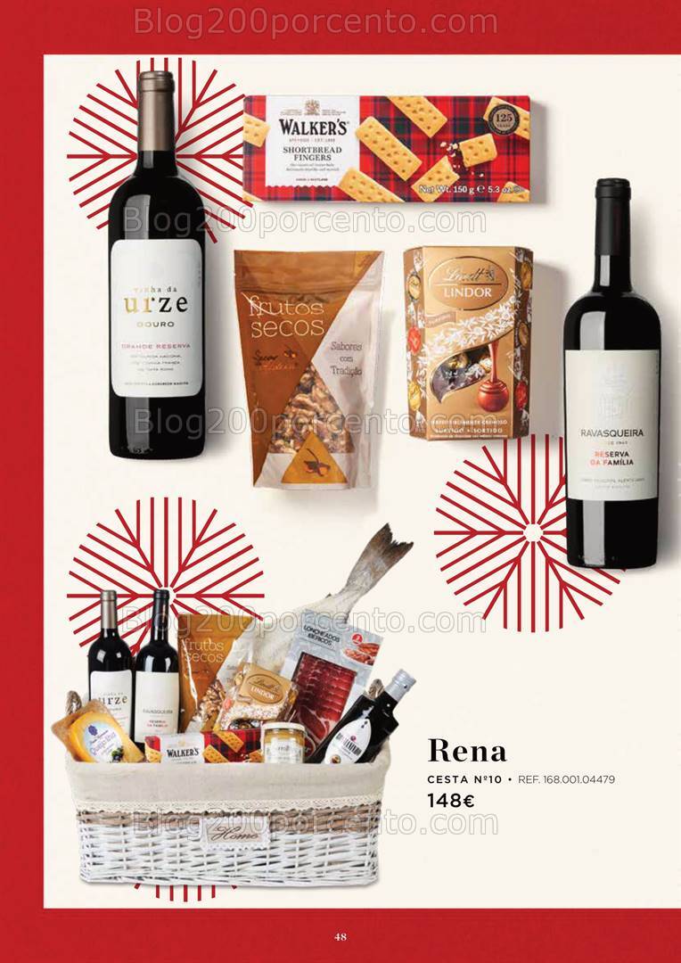 Antevisão Folheto EL CORTE INGLÉS Cabazes de Natal - 18 outubro a 24 dezembro