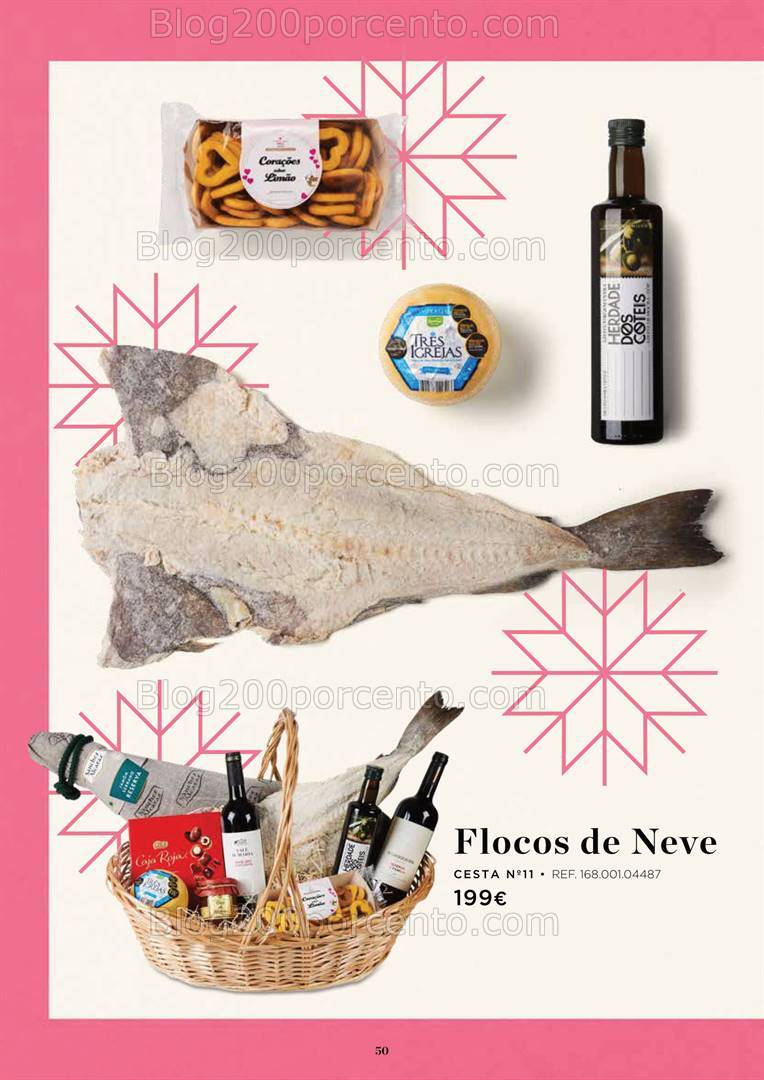 Antevisão Folheto EL CORTE INGLÉS Cabazes de Natal - 18 outubro a 24 dezembro