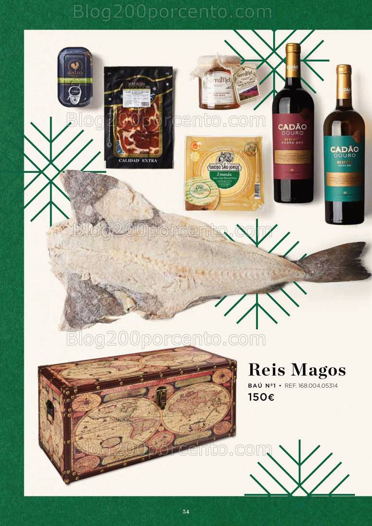 Antevisão Folheto EL CORTE INGLÉS Cabazes de Natal - 18 outubro a 24 dezembro