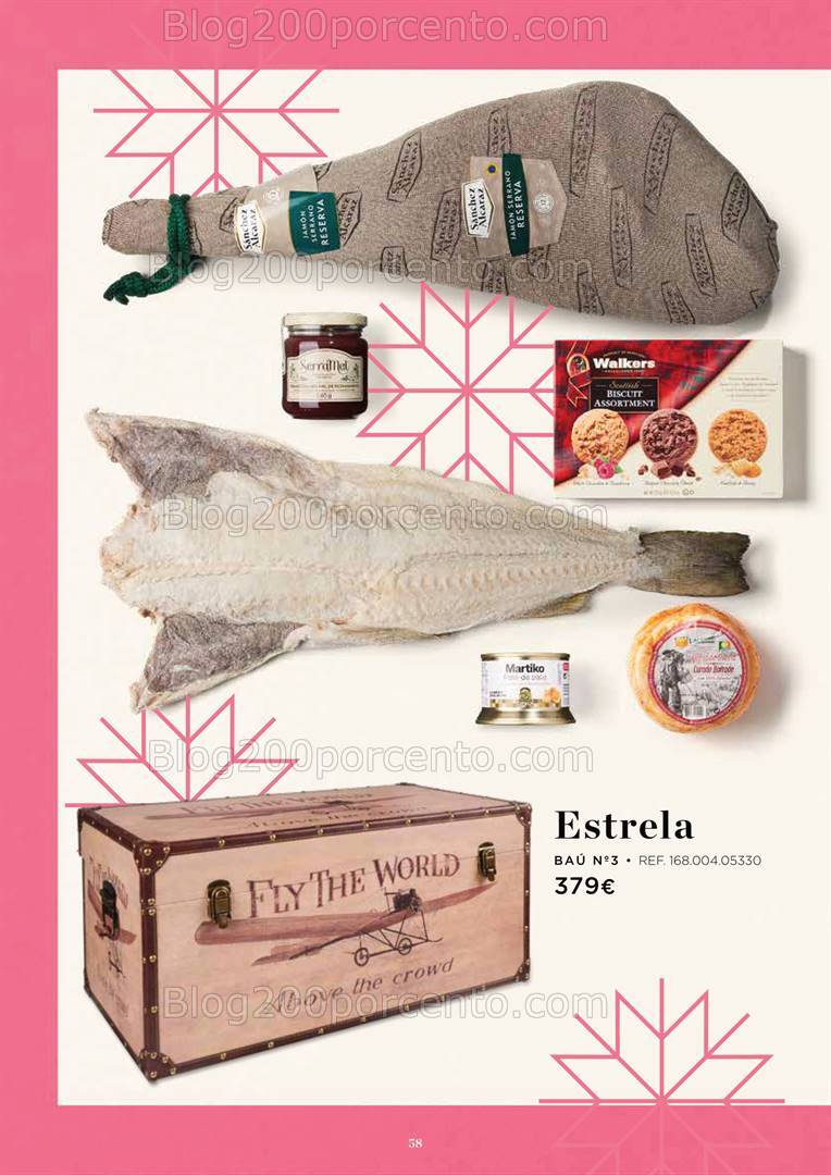 Antevisão Folheto EL CORTE INGLÉS Cabazes de Natal - 18 outubro a 24 dezembro