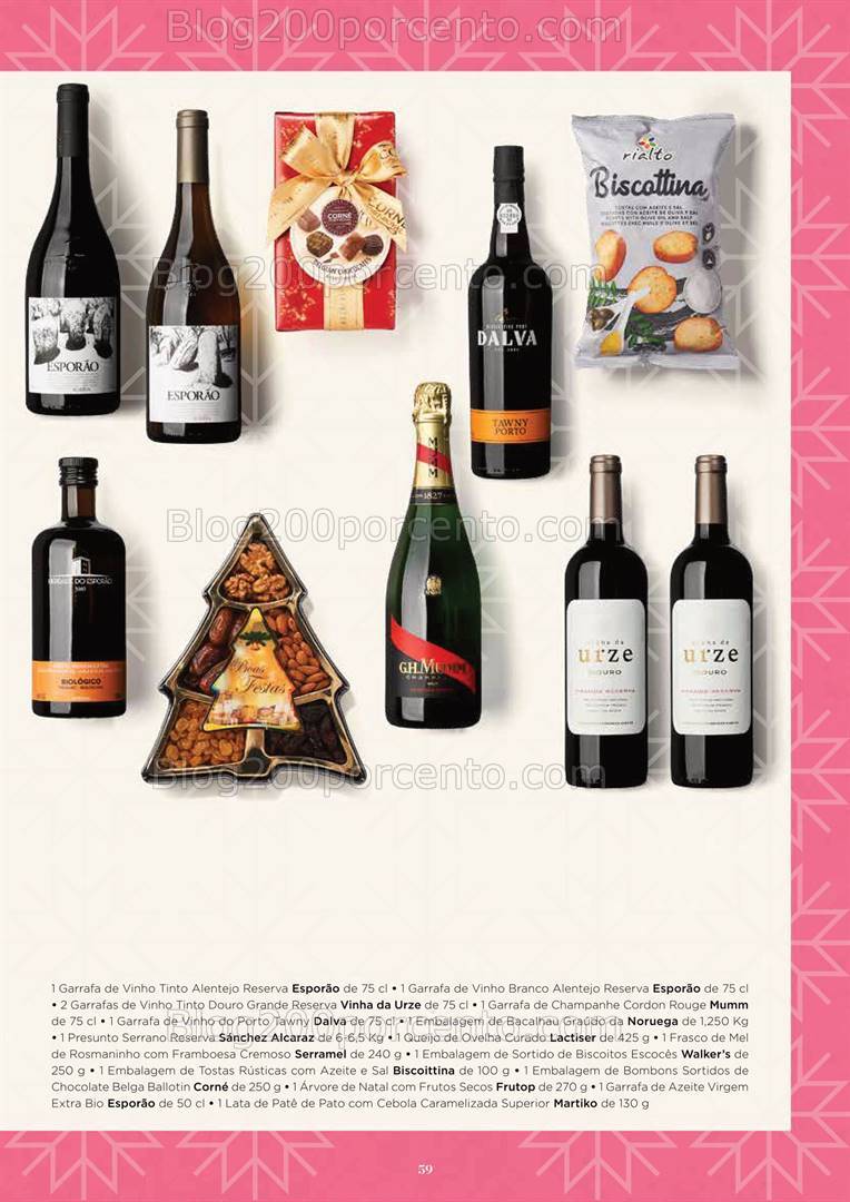 Antevisão Folheto EL CORTE INGLÉS Cabazes de Natal - 18 outubro a 24 dezembro