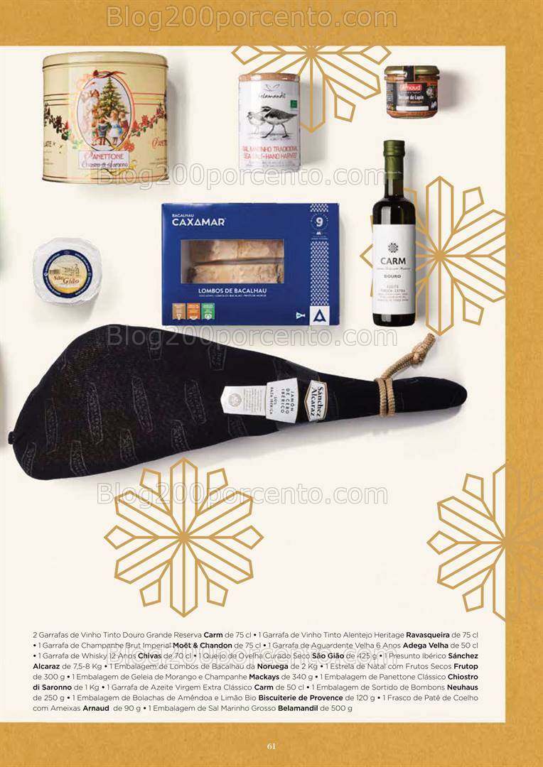 Antevisão Folheto EL CORTE INGLÉS Cabazes de Natal - 18 outubro a 24 dezembro