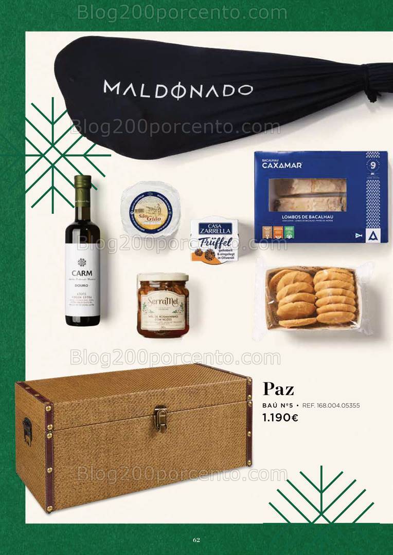 Antevisão Folheto EL CORTE INGLÉS Cabazes de Natal - 18 outubro a 24 dezembro