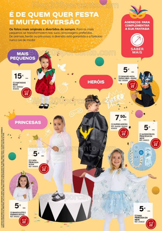 Antevisão Folheto CONTINENTE Carnaval Promoções de 18 fevereiro a 4 março