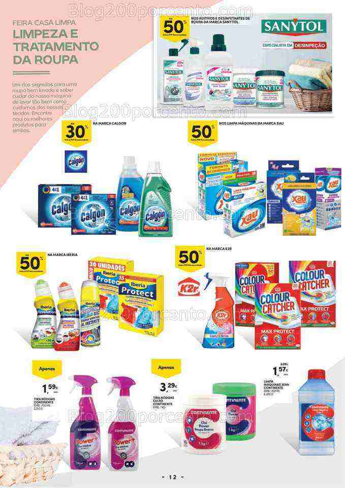 Antevisão Folheto CONTINENTE Casa Limpa Promoções de 20 junho a 2 julho