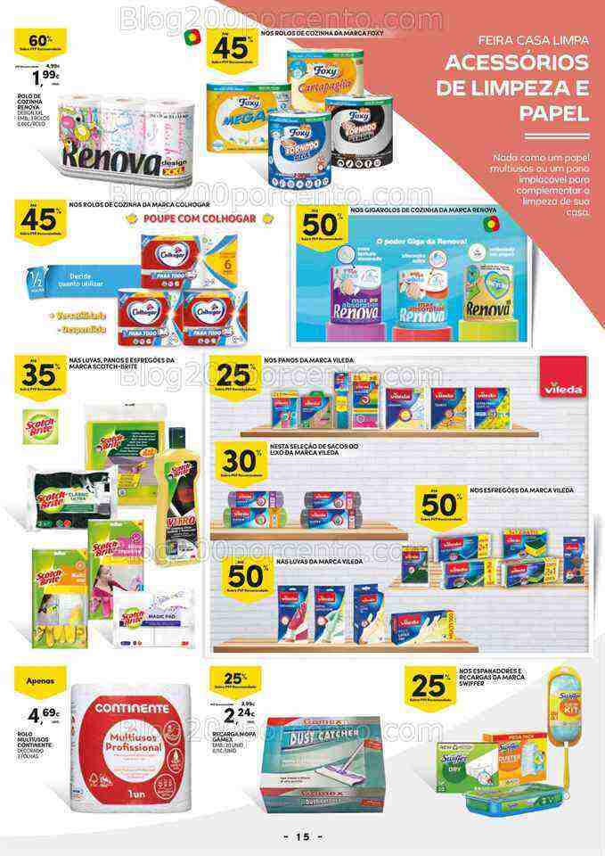 Antevisão Folheto CONTINENTE Casa Limpa Promoções de 20 junho a 2 julho