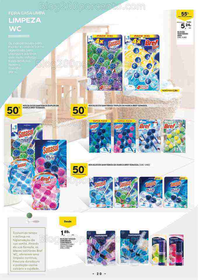 Antevisão Folheto CONTINENTE Casa Limpa Promoções de 20 junho a 2 julho