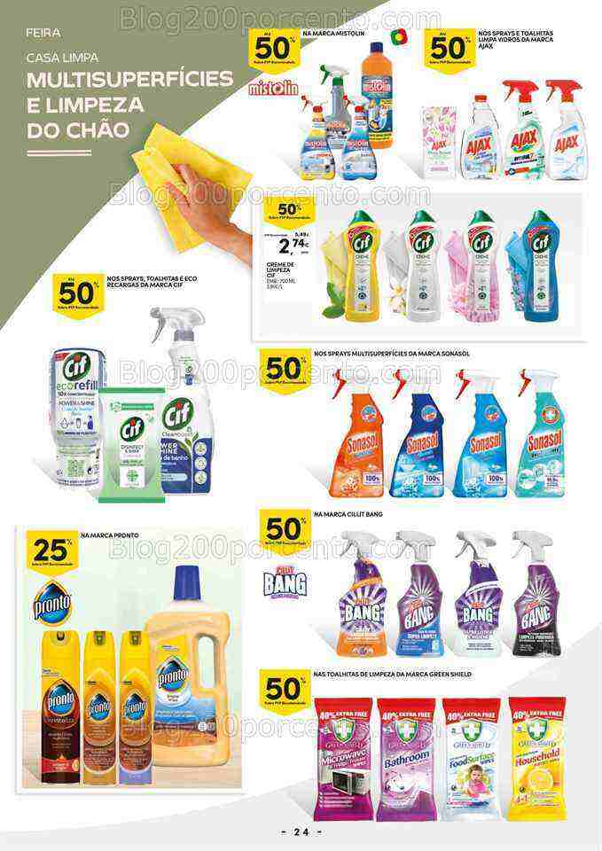 Antevisão Folheto CONTINENTE Casa Limpa Promoções de 20 junho a 2 julho