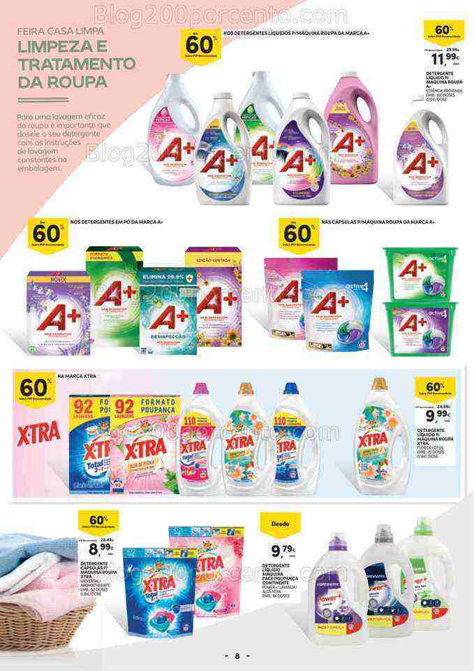 Antevisão Folheto CONTINENTE Casa Limpa Promoções de 20 junho a 2 julho