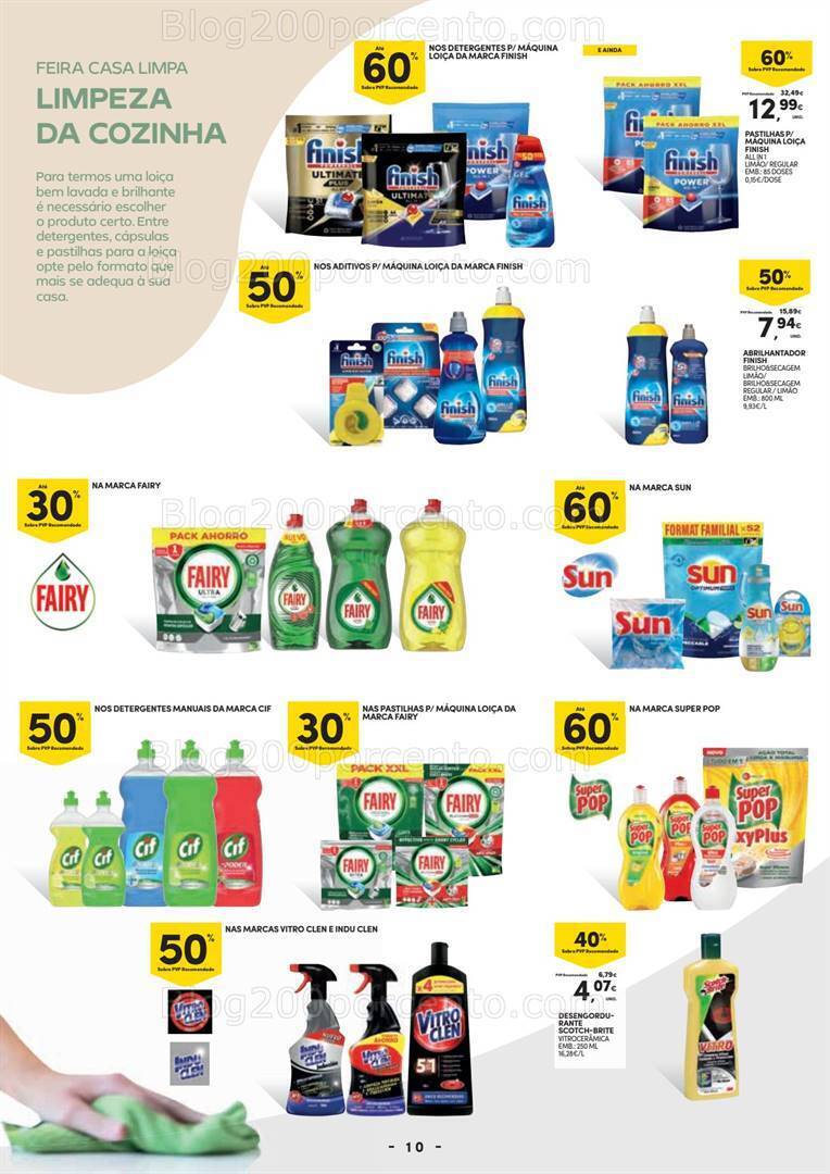 Antevisão Folheto CONTINENTE Casa Limpa Promoções de 29 agosto a 10 setembro