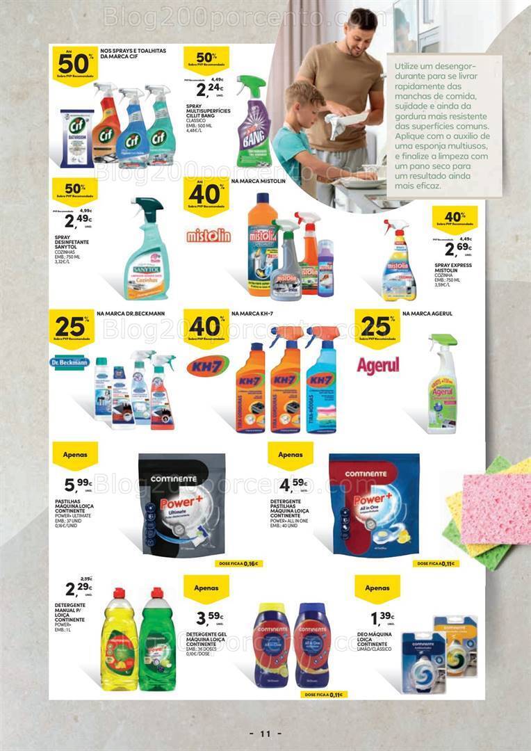 Antevisão Folheto CONTINENTE Casa Limpa Promoções de 29 agosto a 10 setembro